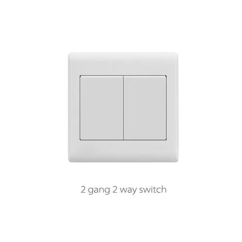 V1 Ivory V1-004 2 gang 2 way switches