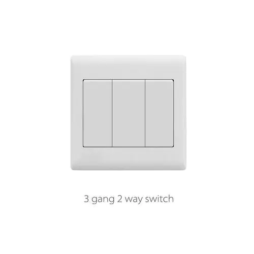 V1 Ivory V1-006 3 gang 2 way switches