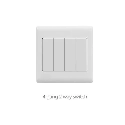 V1 Ivory V1-008 4 gang 2 way switches