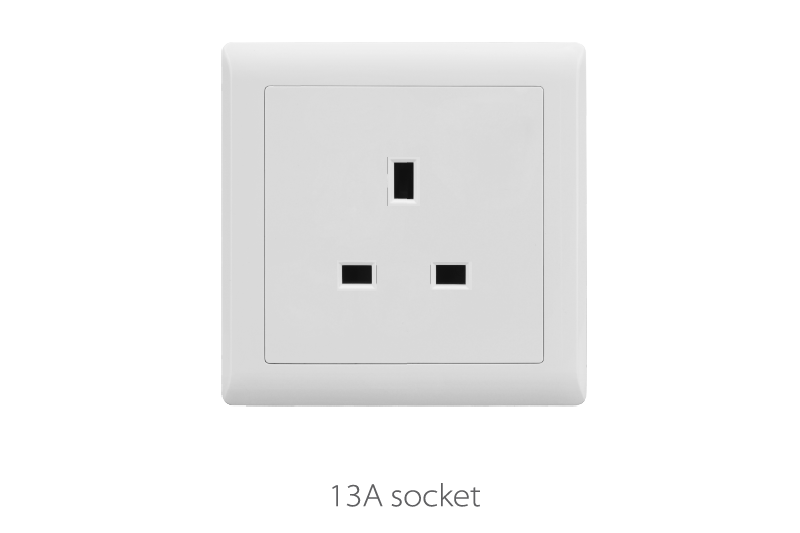 V1 Ivory V1-010 13A socket