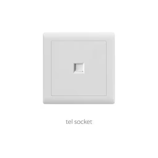 V1 Ivory V1-019 tel socket