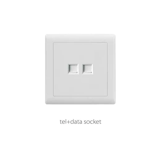 V1 Ivory V1-032 doubel data socket