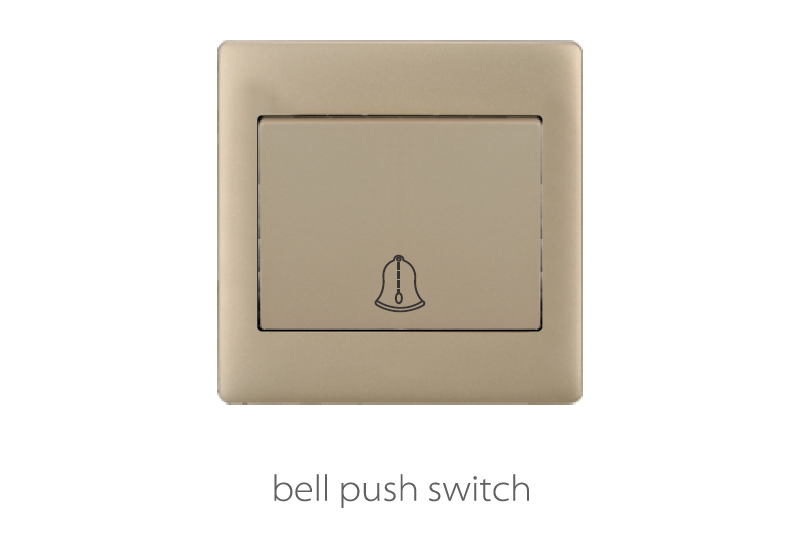 V1 Matte Golden V1-009 bell push switch