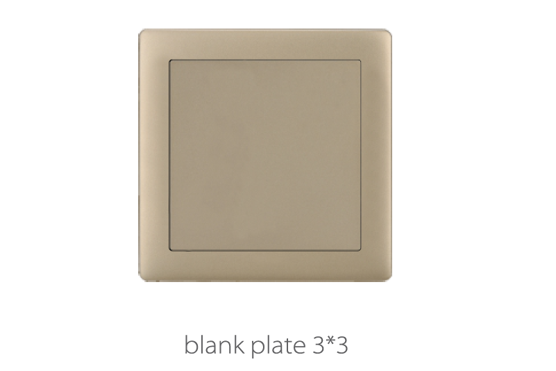 V1 Matte Golden V1-031 blank plate 3*6