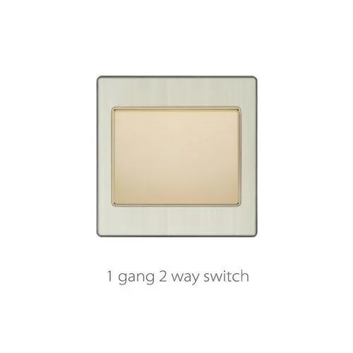 V3 golden aluminum V3-002 1 gang 2 way switches