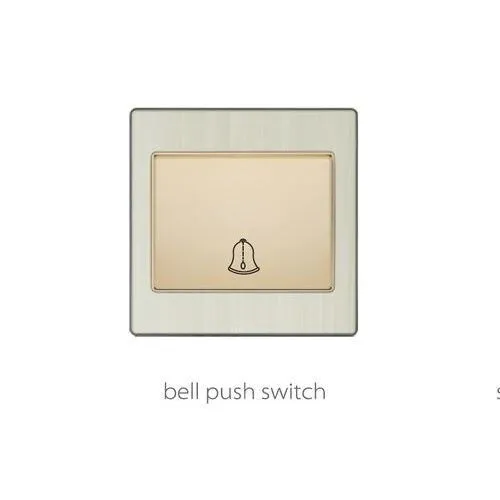 V3 golden aluminum V3-009 bell push switch