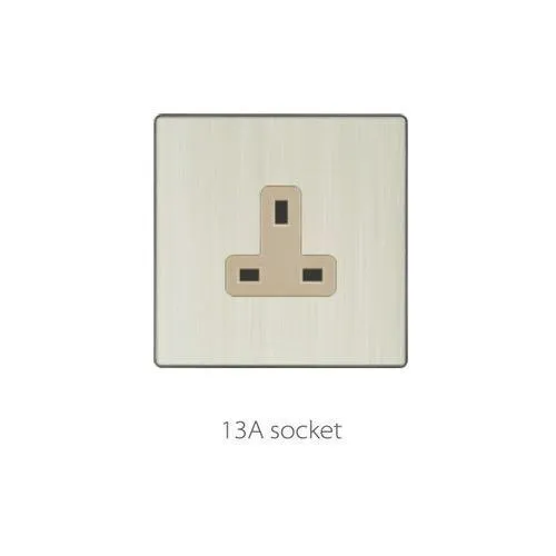 V3 golden aluminum V3-016 13A socket