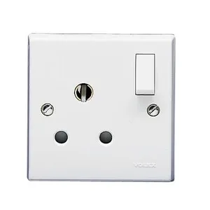 15A 1G SWITCHED SOCKET OX WHI - LITEX