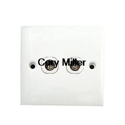 2G TV SOCKET OX WHI - LITEX