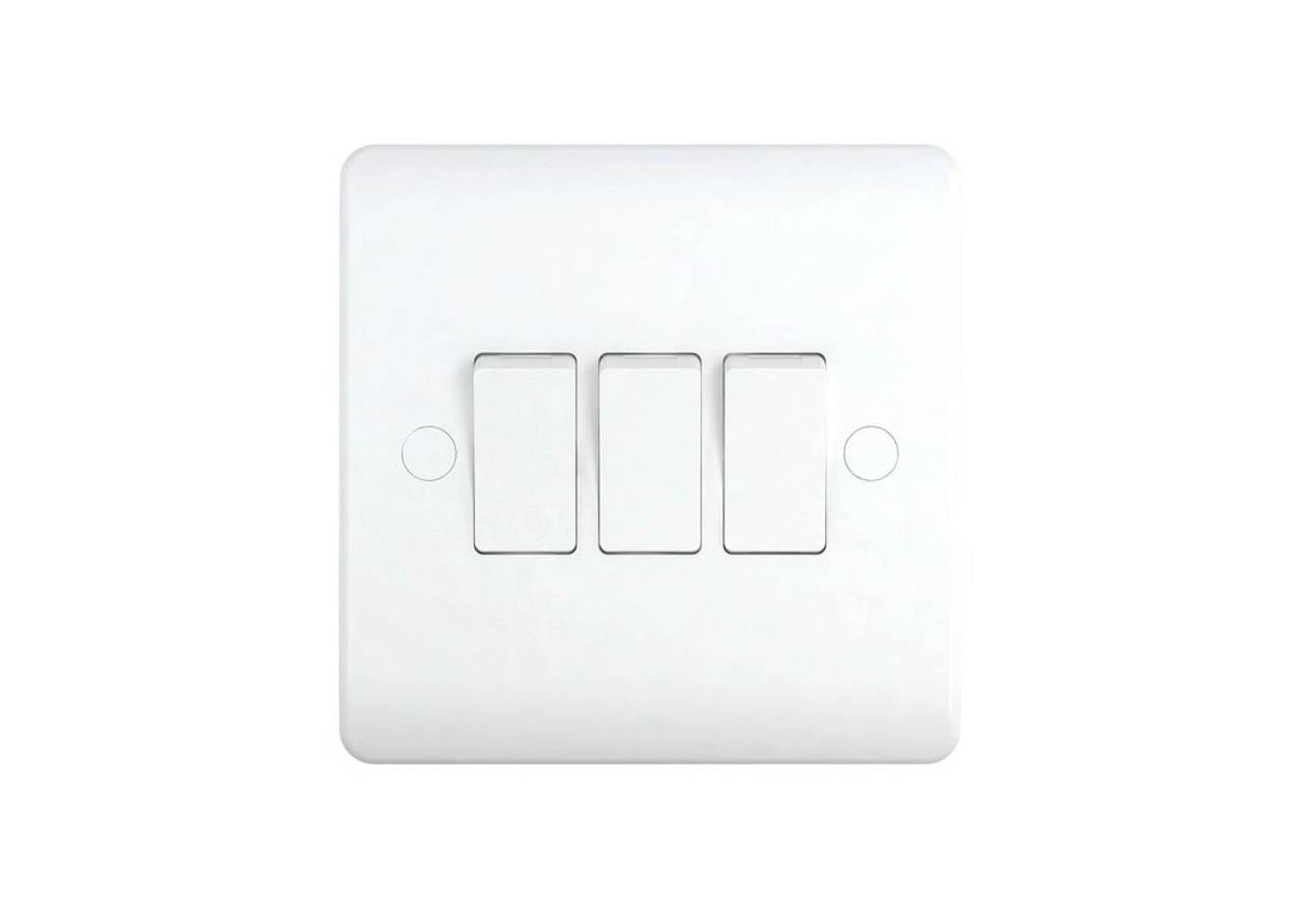 10A 3G 1W SWITCH OX WHITE - LITEX