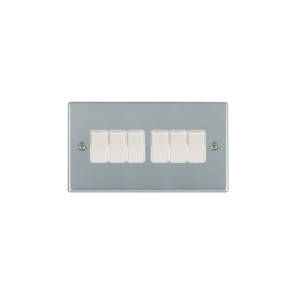 10A 6 GANG 2 WAY SWITCH - LITEX