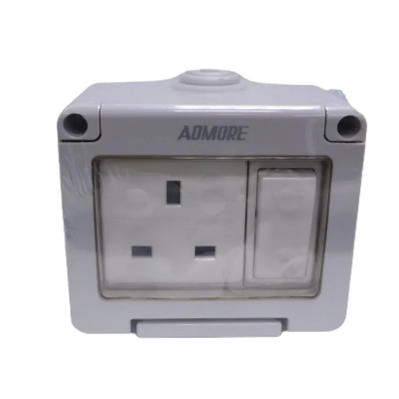 13A 1GANG SWITCHED SOCKET IP55 - LITEX