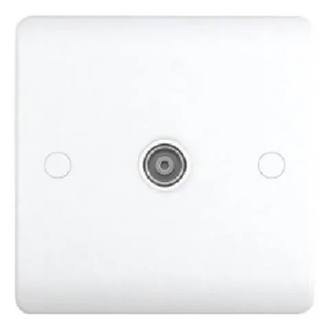 1G TV SOCKET OX WHI - LITEX