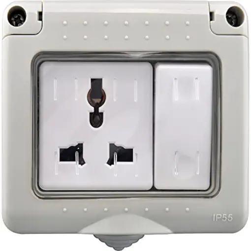 MODI Waterproof HWD4011(?D/FS-US)US 1 Gang Switch Socket