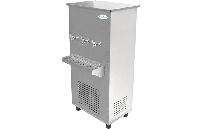 Polar SS Water cooler 35 GLN, Three taps - Model NO : PWT-35 T3