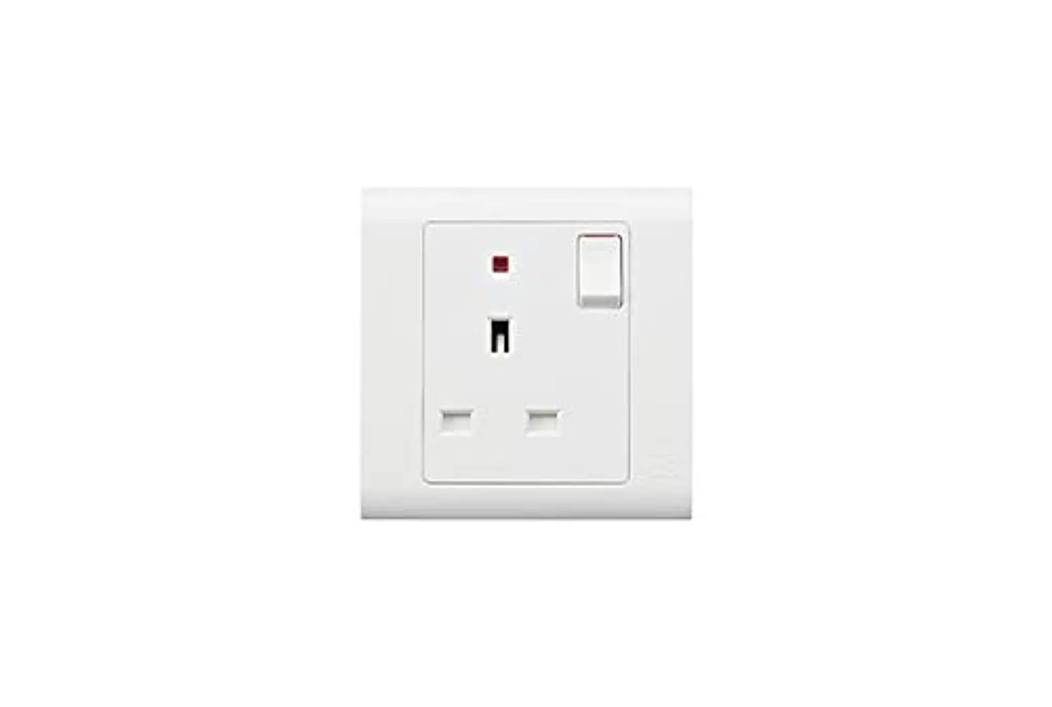 MK 13A 1G SP SWITCH SOCKET OUTLET WITH NEON WHI - MV2657WHI