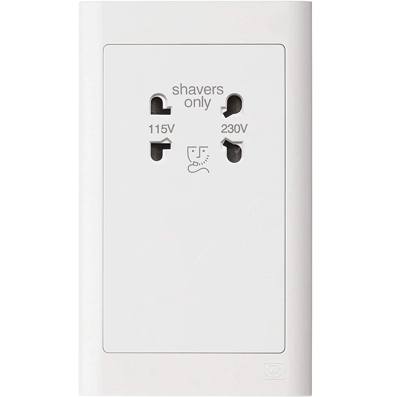 MK 115/230V SHAVER SOCKET 50Hz/60Hz WHI - MV701WHI