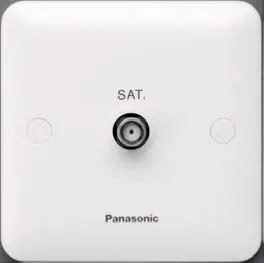 1G TV OUTLET F TYPE WHITE WBC3011 - PANASONIC