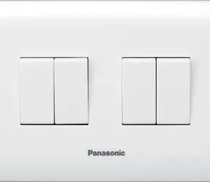 10A 4G 2W SP SWITCH 3X6 WHITE WBC5042 - PANASONIC