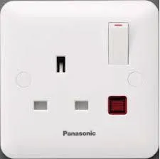 13A 1G DP SWITCHED SOCKET WITH INDICATOR WBC1214 - PANASONIC