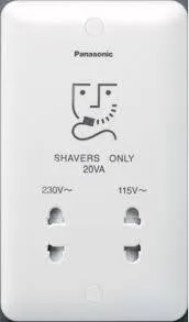 SHAVER SOCKET 230V/115V 20VA WBC9120Y - PANASONIC