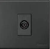 1G TV SOCKET DIN TYPE REFINA BLACK WEBP4719830EB - PANASONIC