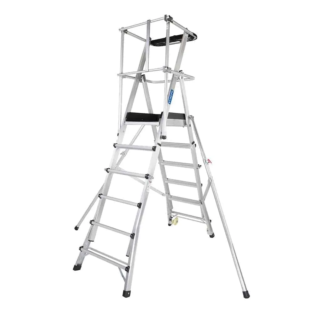 Gazelle 5-6.8ft Guardian Telescopic Platform Ladder (1.5-2.1m)