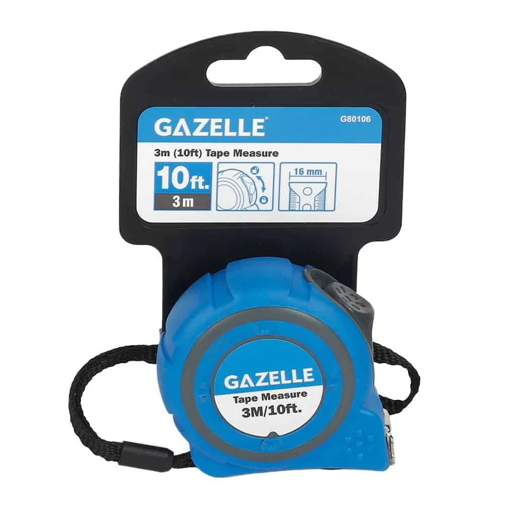 Gazelle 3m Measuring Tape (10ft)