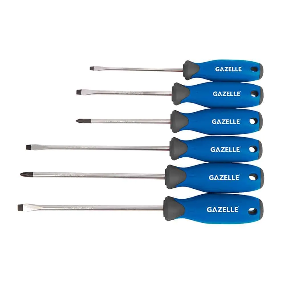 Gazelle Metric Screwdriver Set, 6-Pieces