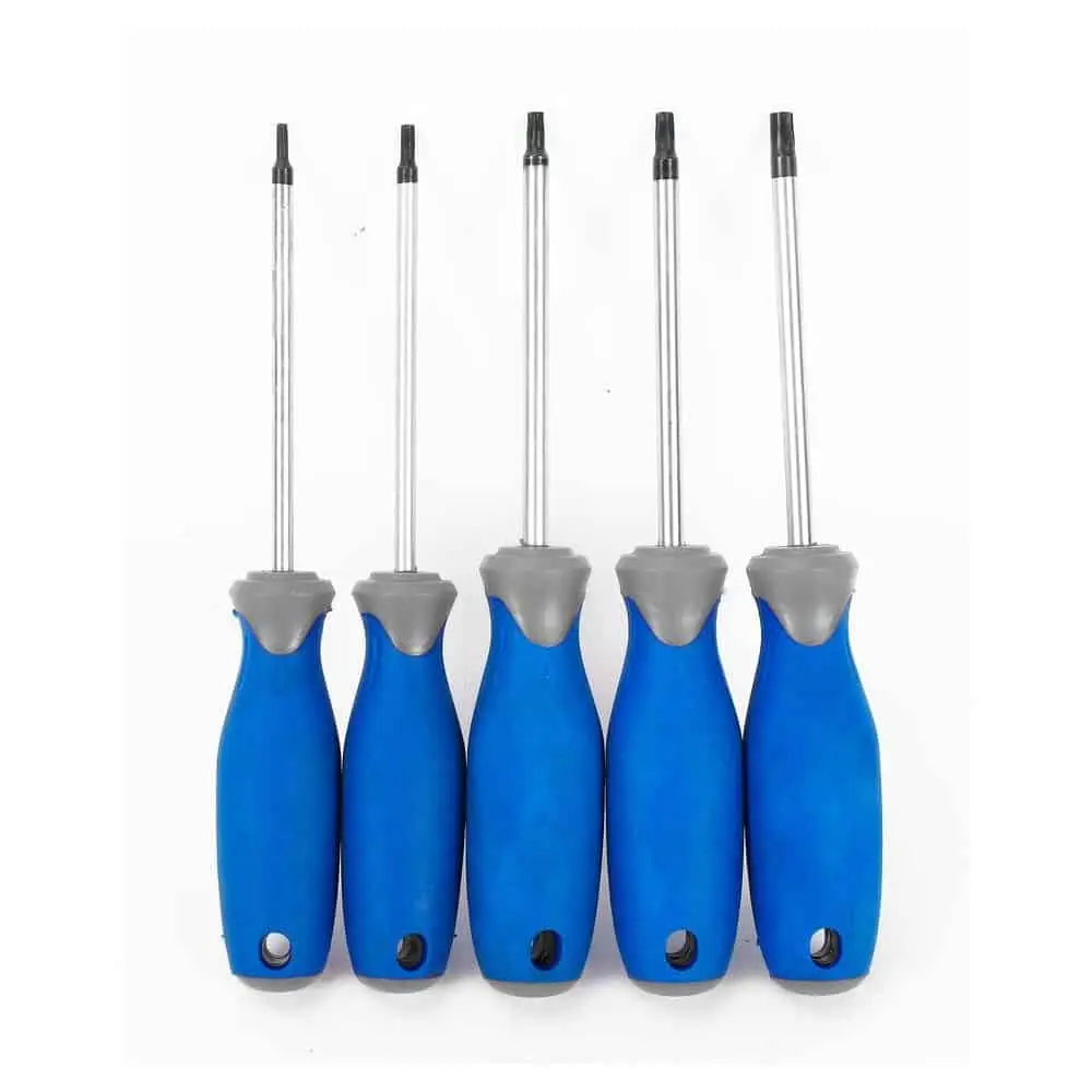 Gazelle Torx Screwdriver Set, 5-Pieces, includes Sizes - T10, T15, T20, T25 and T30