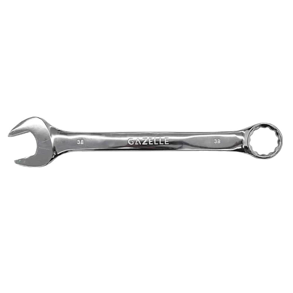 Gazelle 38mm Combination Spanner, Cr-V Steel