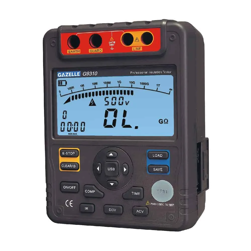 Gazelle Insulation Resistance Tester, 2.5kV