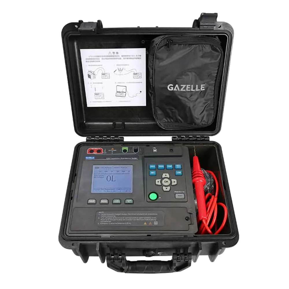 Gazelle Insulation Resistance Tester, 12kV