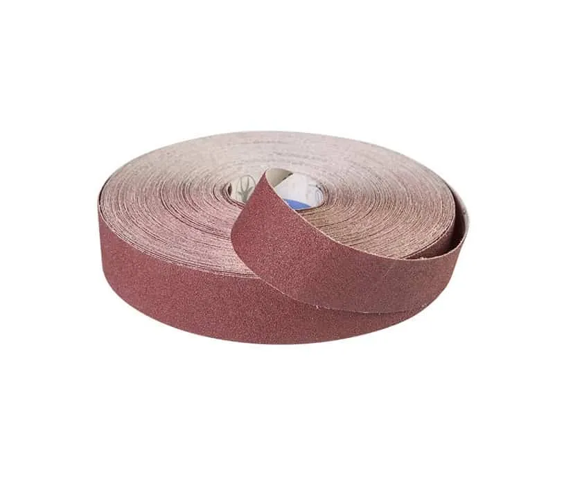 Gazelle 25mmx50m Abrasive Cloth Roll, 80 Grit