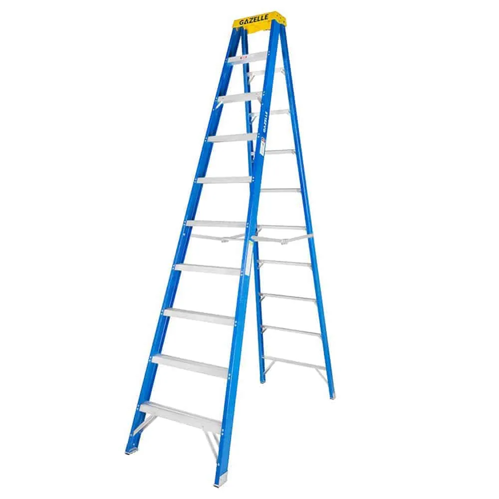 Gazelle 10ft Fiberglass Step Ladder (3m)