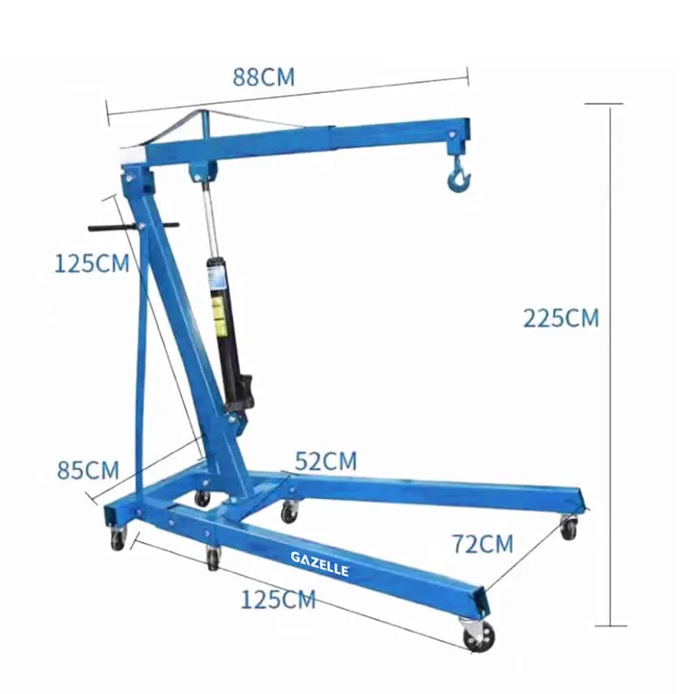 Gazelle Heavy Duty Workshop Crane 3000kg