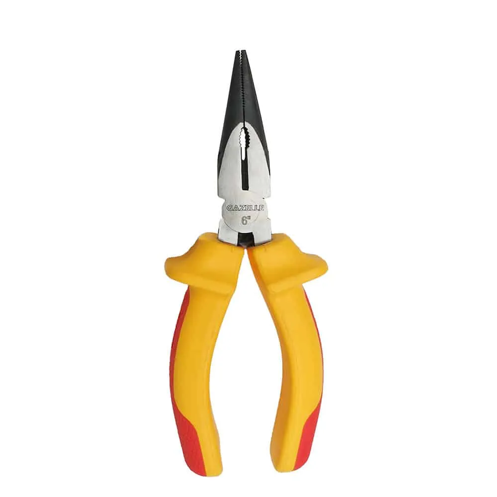 Gazelle 1000V 6 In. Insulated Long Nose Plier (150mm)