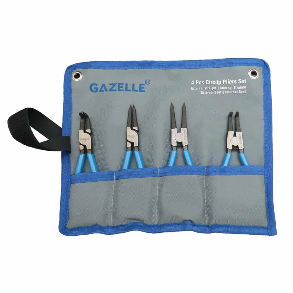 Gazelle 7 In. Circlip Plier Set, 4-Pieces (180mm)