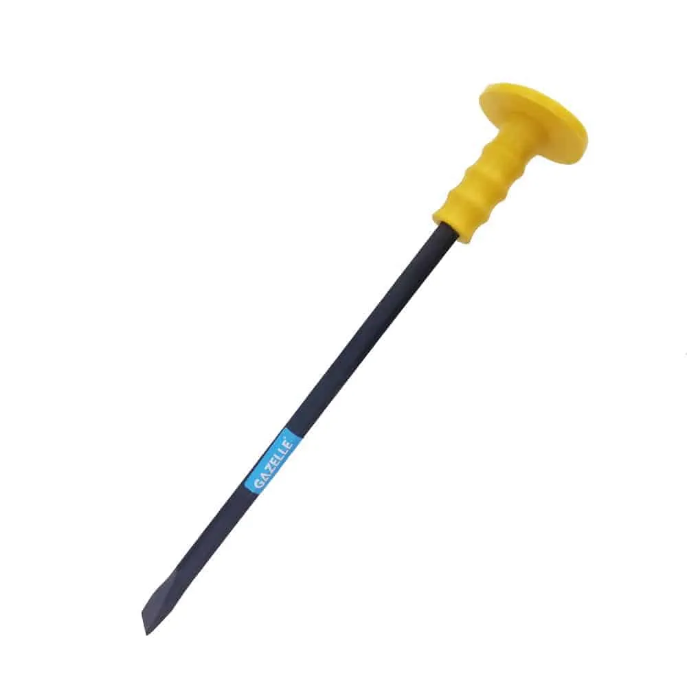 Gazelle 12x1 In. Cold Flat Chisel with Grip (300x25mm)