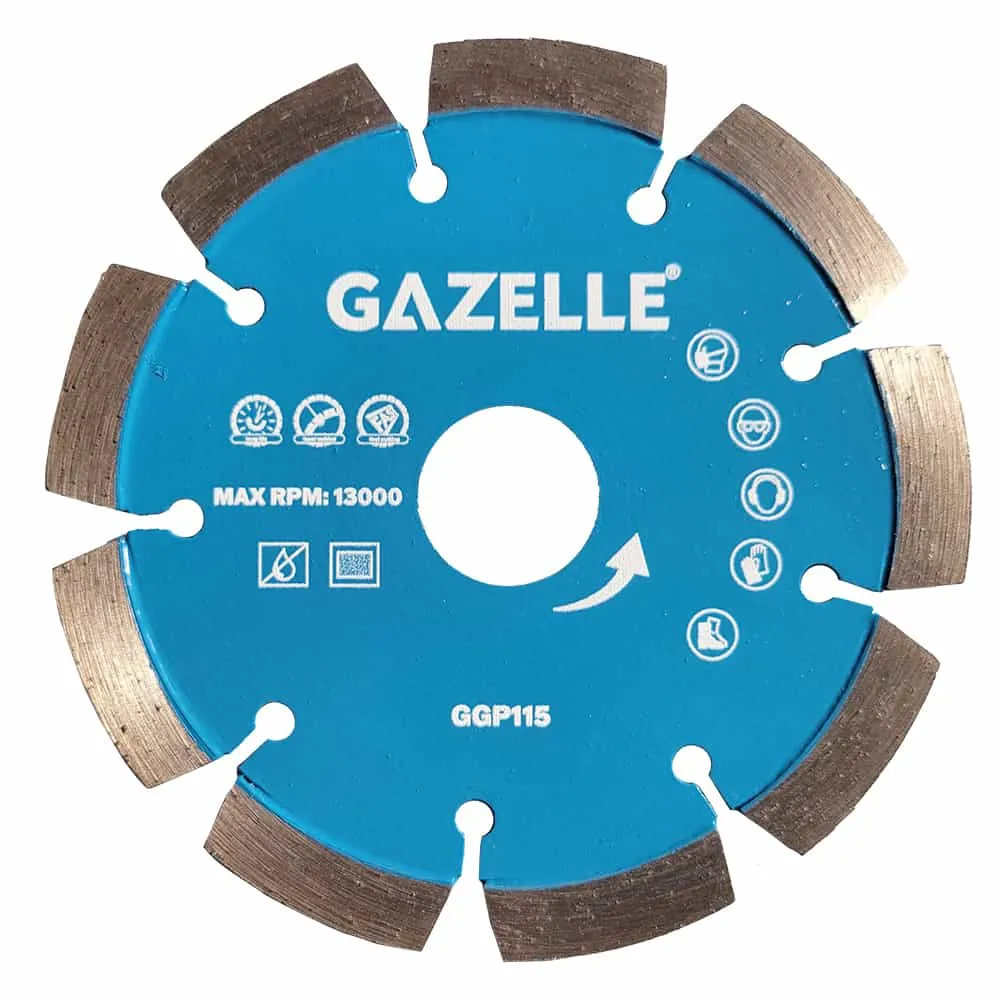 Gazelle 4.5 In. Diamond Saw Blade (115mm) for Concrete Cutting