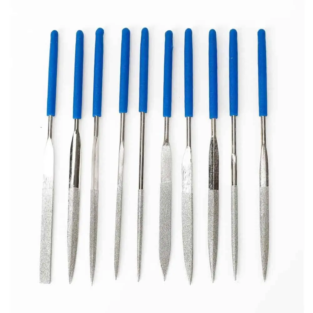 Gazelle Diamond Needle File Set, 10-Pieces