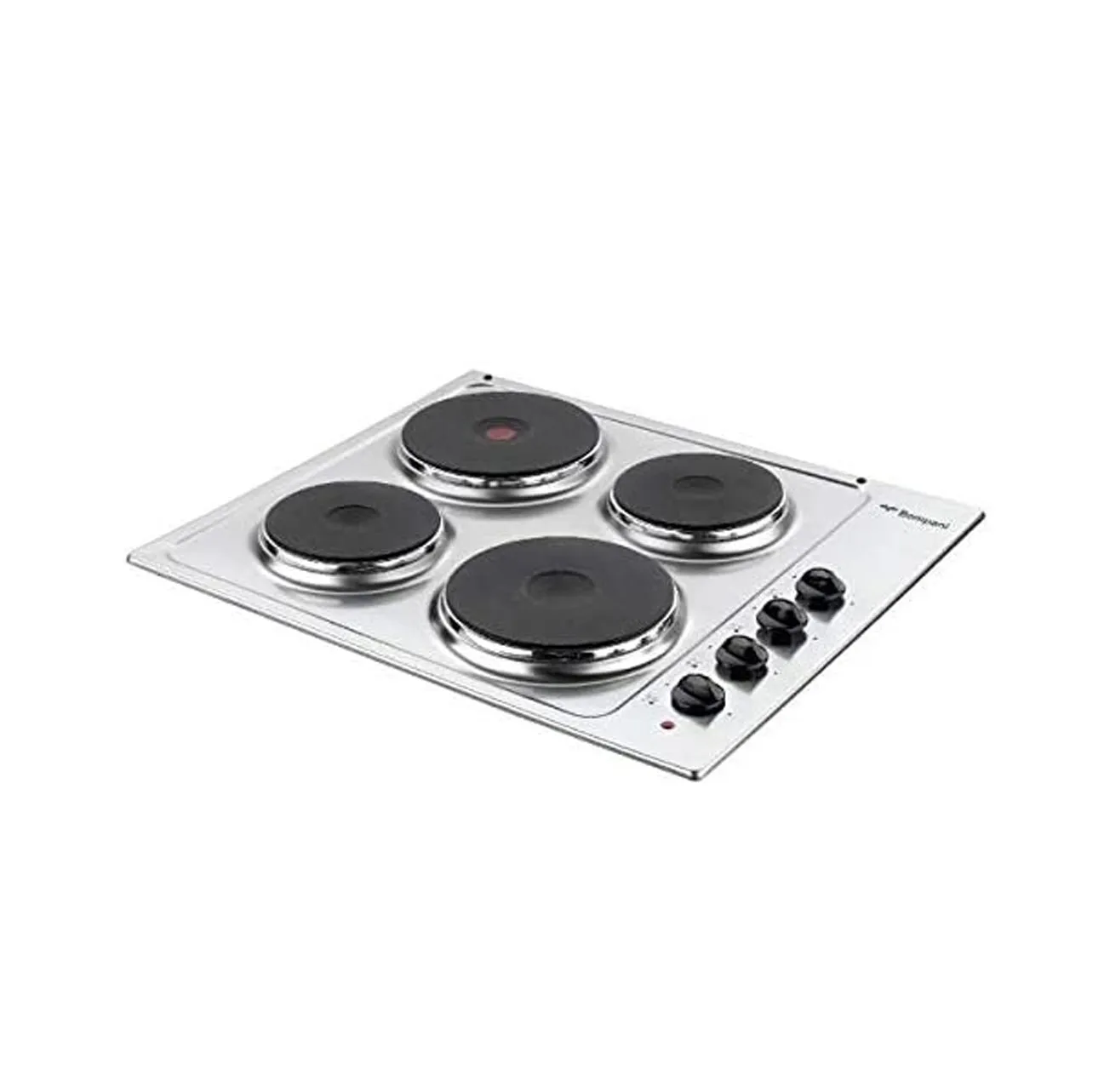 B/IN HOB, 60X60CM, 4 ELECTRIC HOT PLATES, S/STEEL.