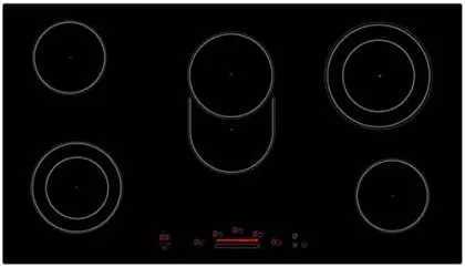 B/IN 90X60CM CERAMIC HOB, TOUCH CONTROL, 5 CEREMIC ZONE.