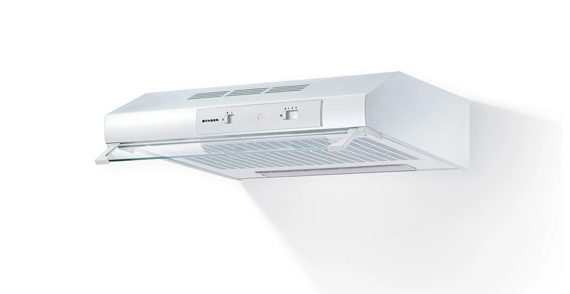 COOKER HOOD 60X60CM, WHITE