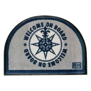 NON SLIP MAT WELCOME ON BOARD - BLUE - 41220