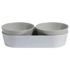 MELAMINE SNACK SET SUMMER - BONE, 3 PCS - 11015