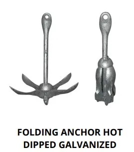 FOLDING ANCHOR HOT DIPPED GALVANIZED