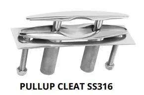 PULLUP CLEAT SS316 200MM