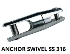 ANCHOR SWIVEL SS 316 6-8MM