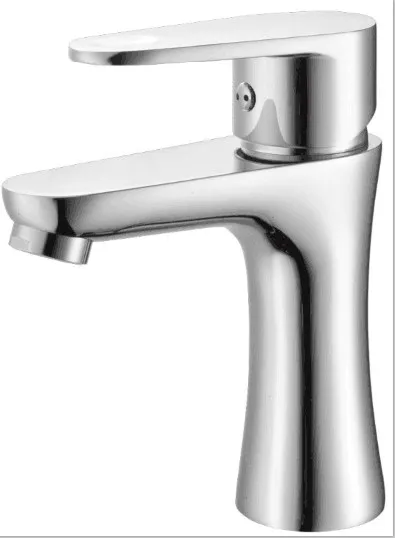 Single Handle Basin Mixer with Water Outlet,Cold & Hot Chrome Lavatory Vanity Basin Tap